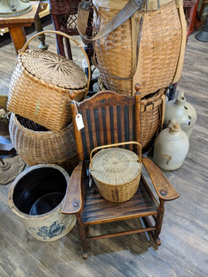 antique baskets