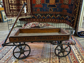 vintage oriental rugs wagon
